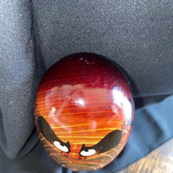 Daruma Japanese wooden doll Newport kokeshi Handcrafted. - Picture 3 of 10